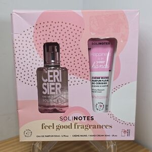 Solinotes Feel Good Fragrance and Hand Cream Set NIB